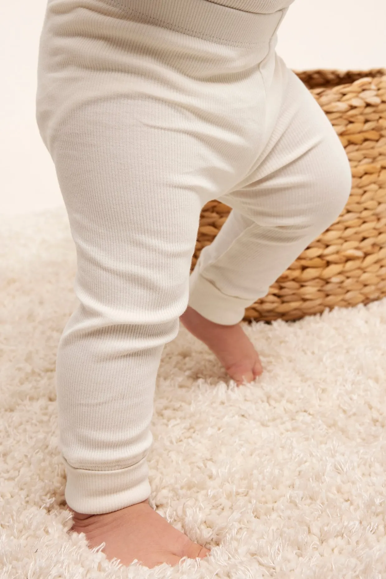 Ribbede leggings