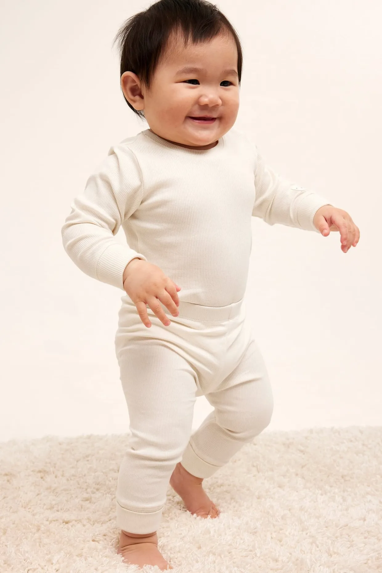 Ribbede leggings