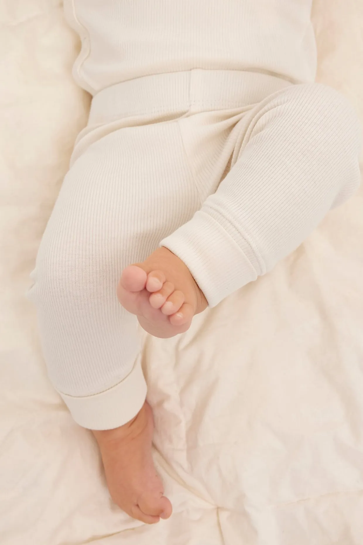 Ribbede leggings