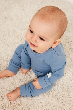Ribbede leggings med justerbar lengde