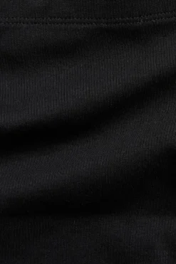 Ribbestrikkede sykkelshorts