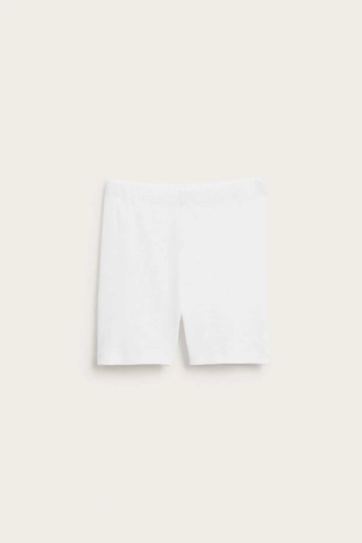 Ribbestrikkede sykkelshorts