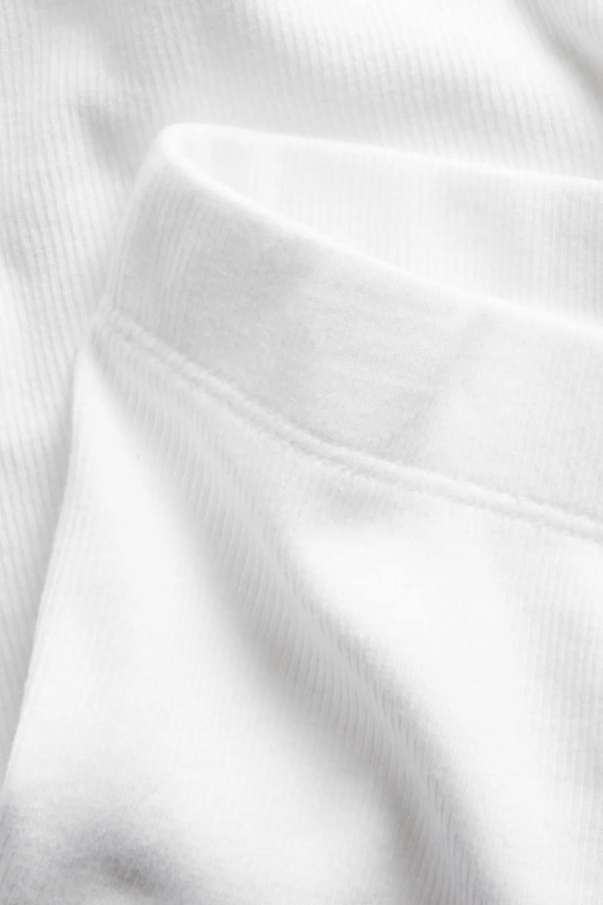 Ribbestrikkede sykkelshorts