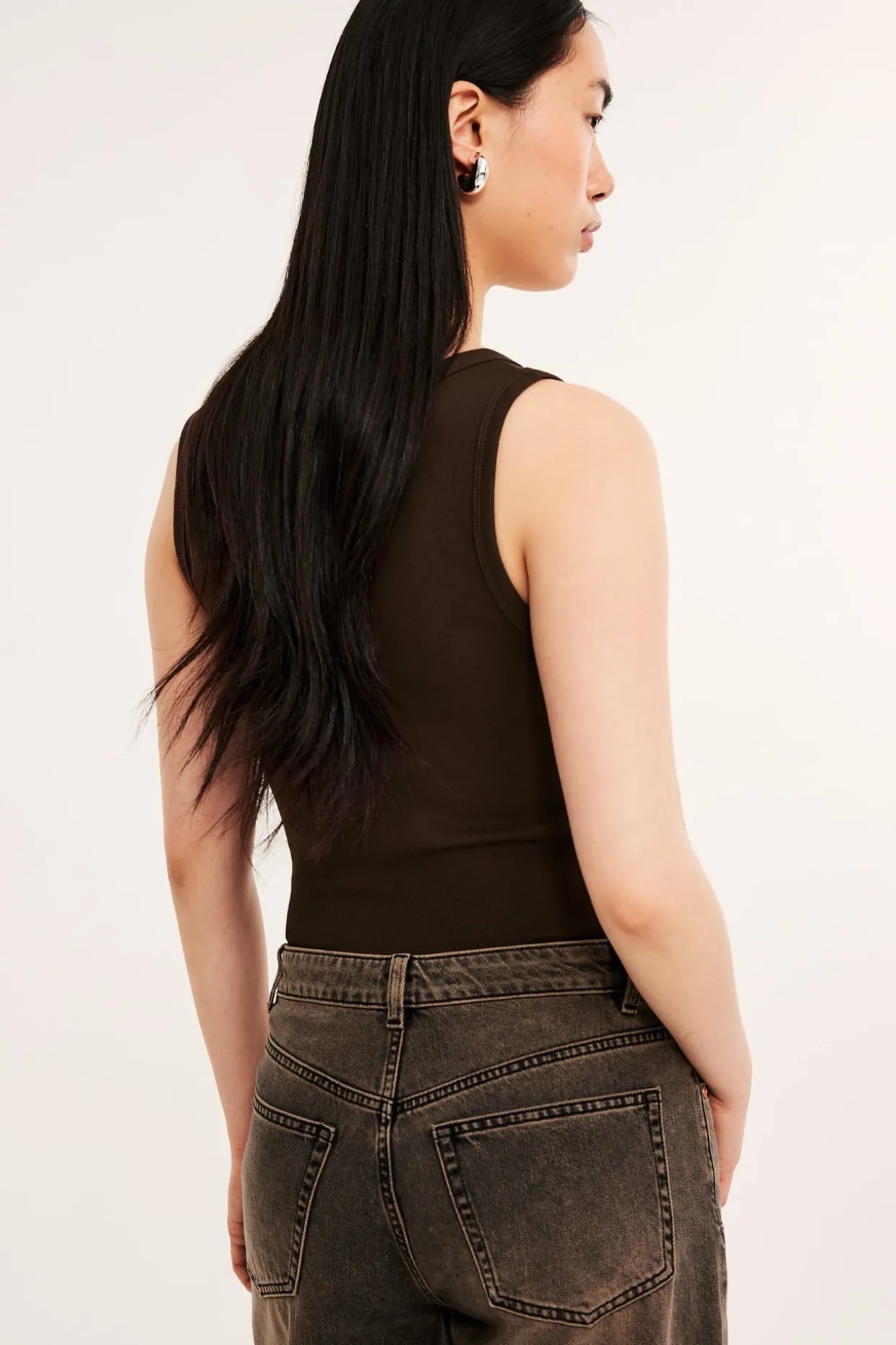 Ribbestrikket singlet
