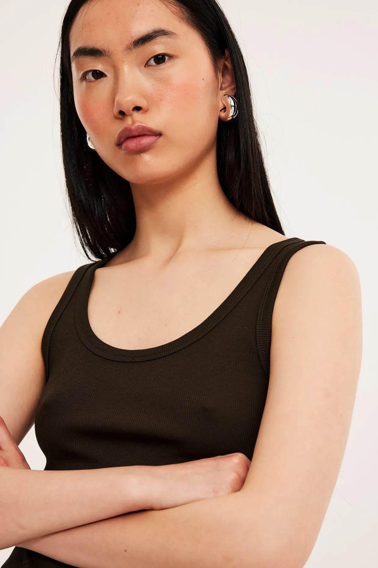 Ribbestrikket singlet