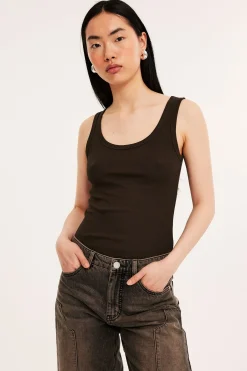 Ribbestrikket singlet