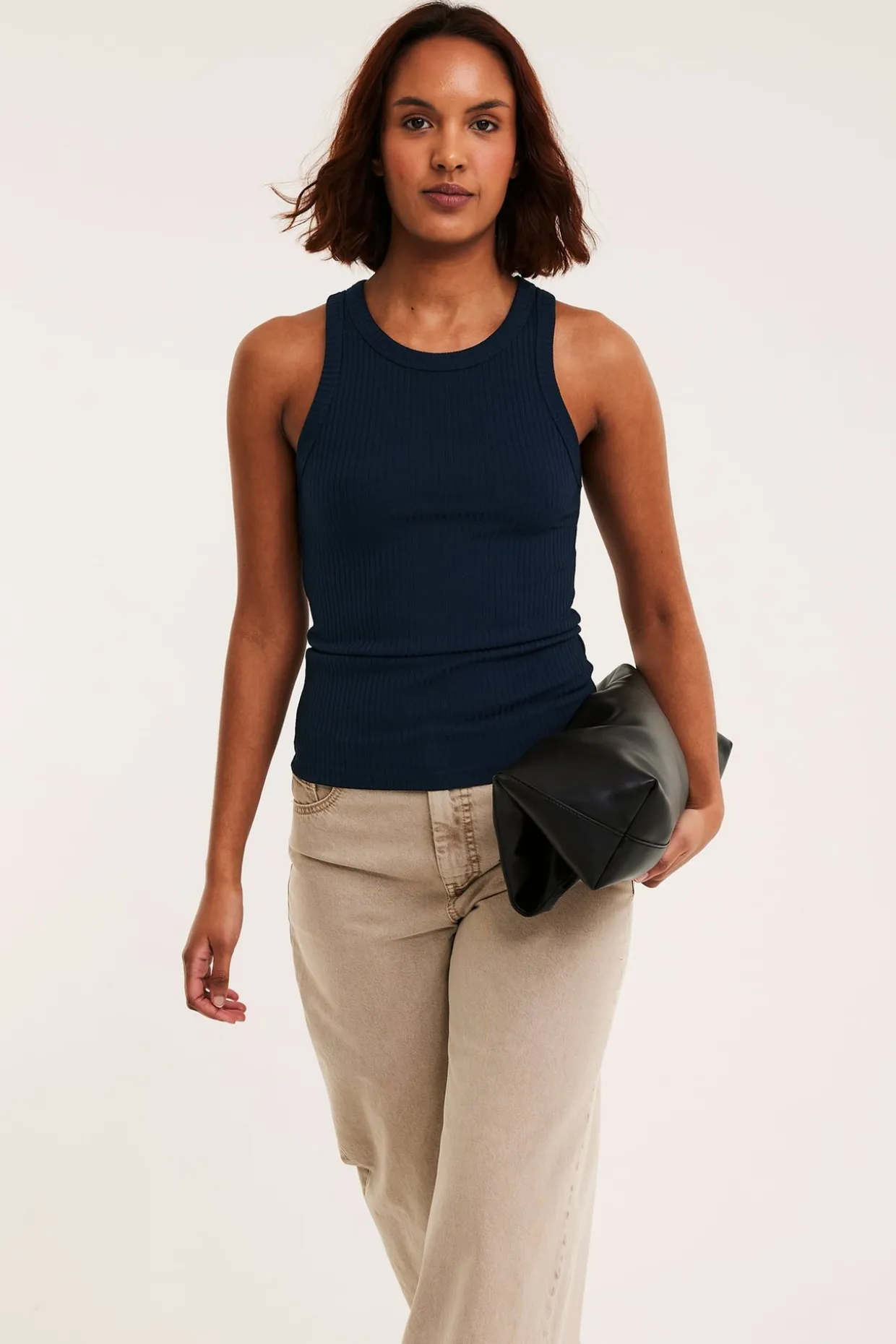 Ribbestrikket singlet