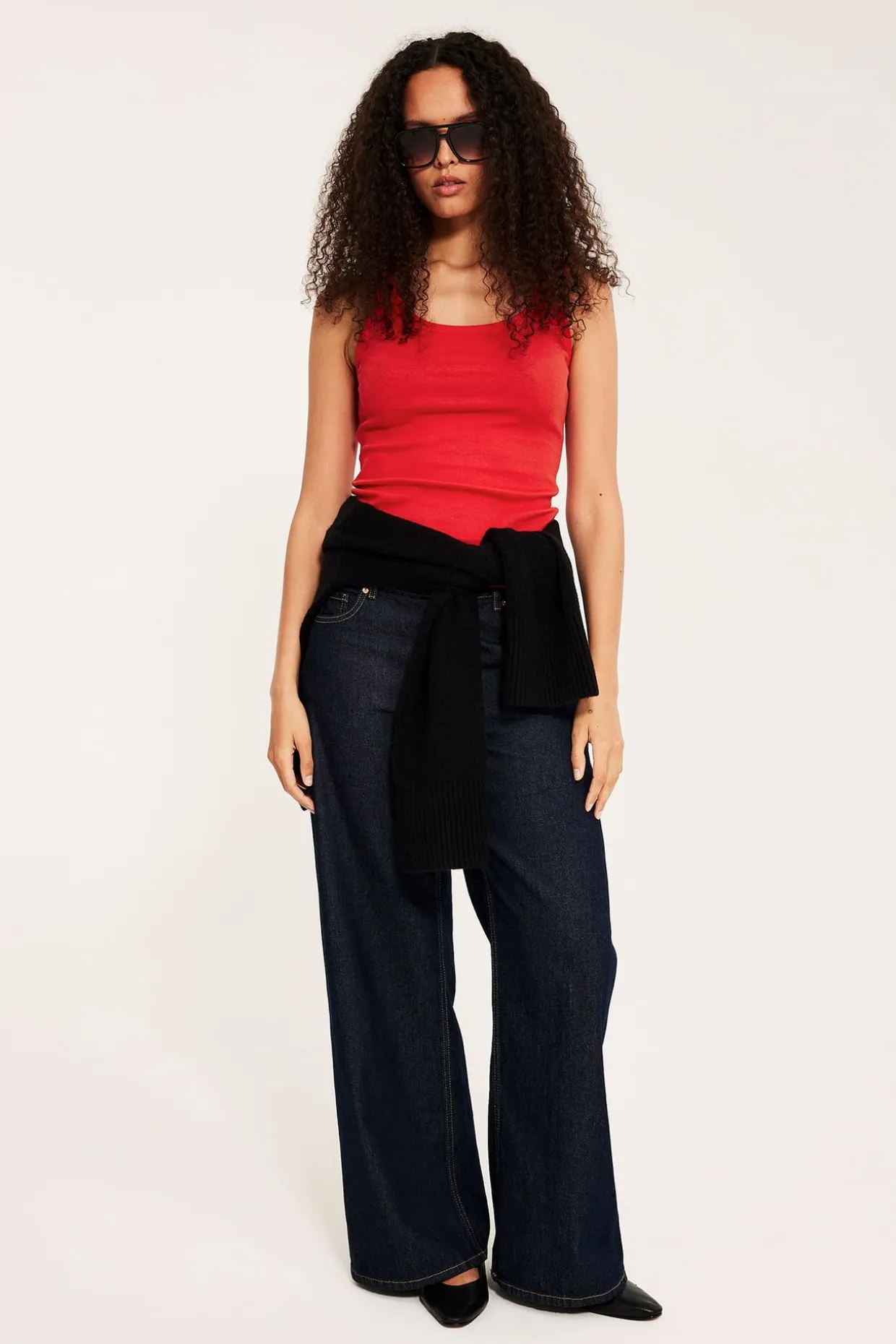 Ribbestrikket singlet