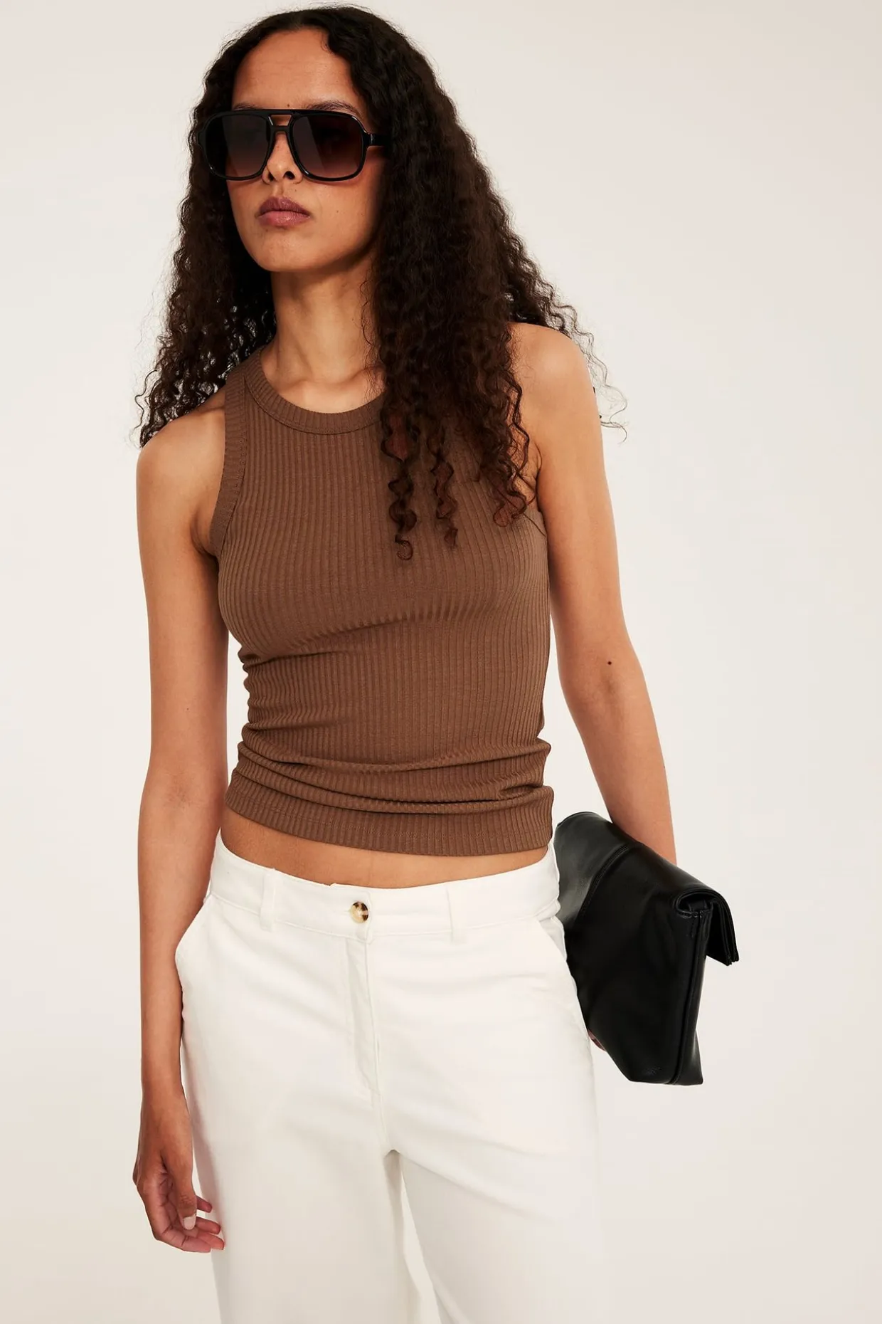 Ribbestrikket singlet