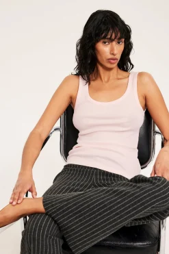 Ribbestrikket singlet