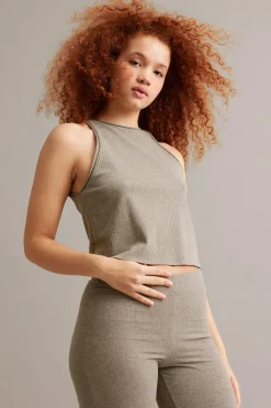 Ribbestrikket singlet