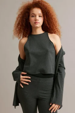 Ribbestrikket singlet