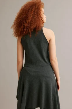 Ribbestrikket singlet