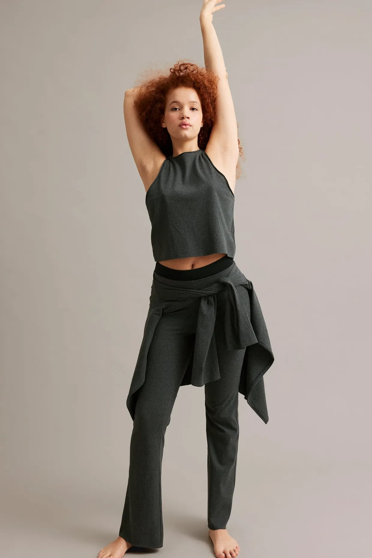 Ribbestrikket singlet