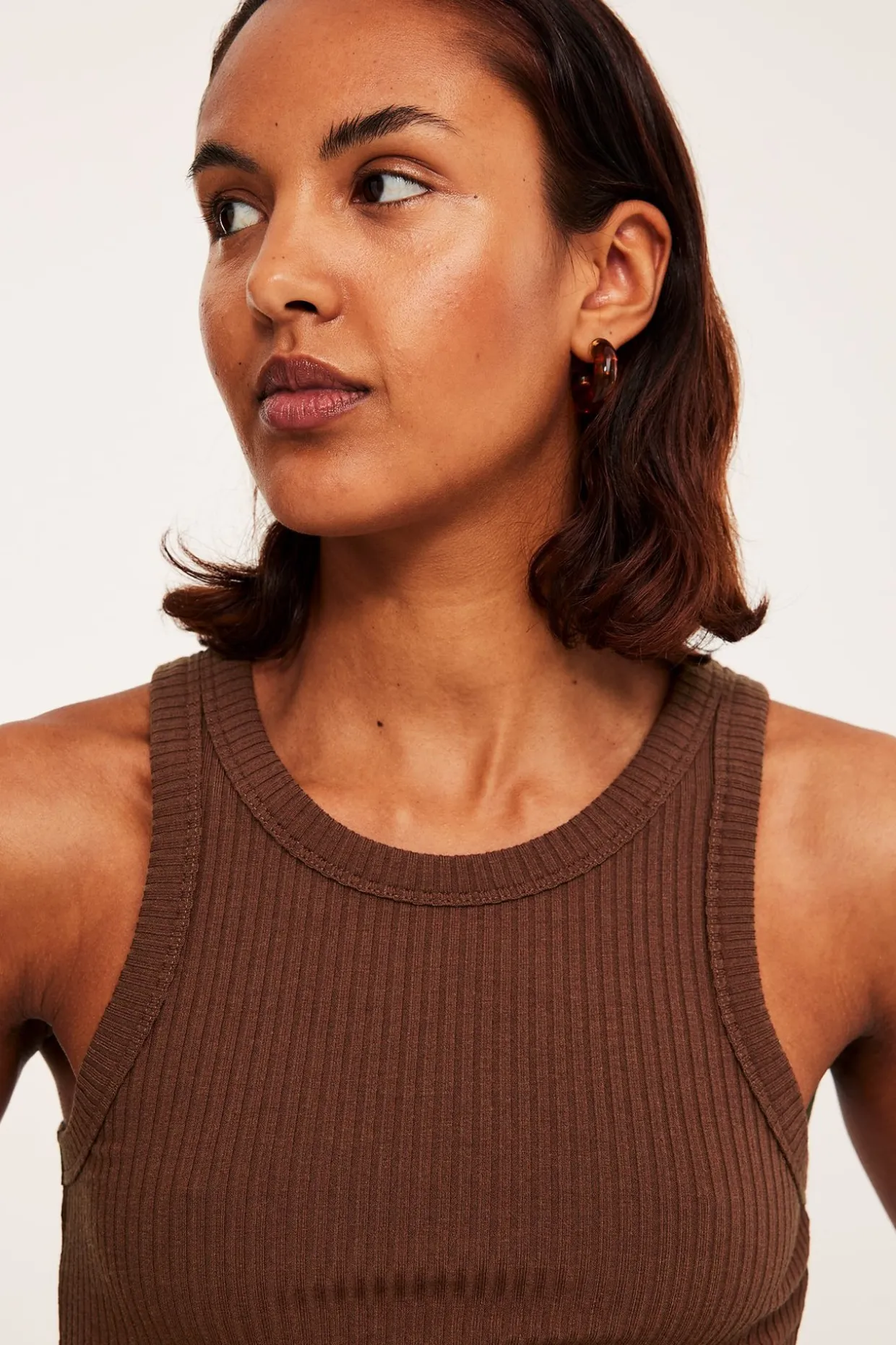 Ribbestrikket singlet