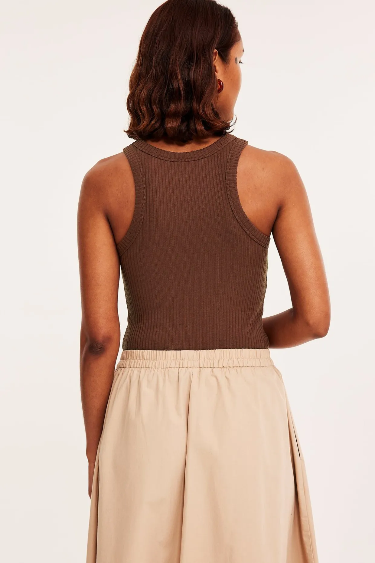 Ribbestrikket singlet
