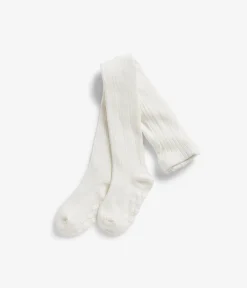 Ribbestrikket strømpebukse | Hvit | Baby | Kappahl