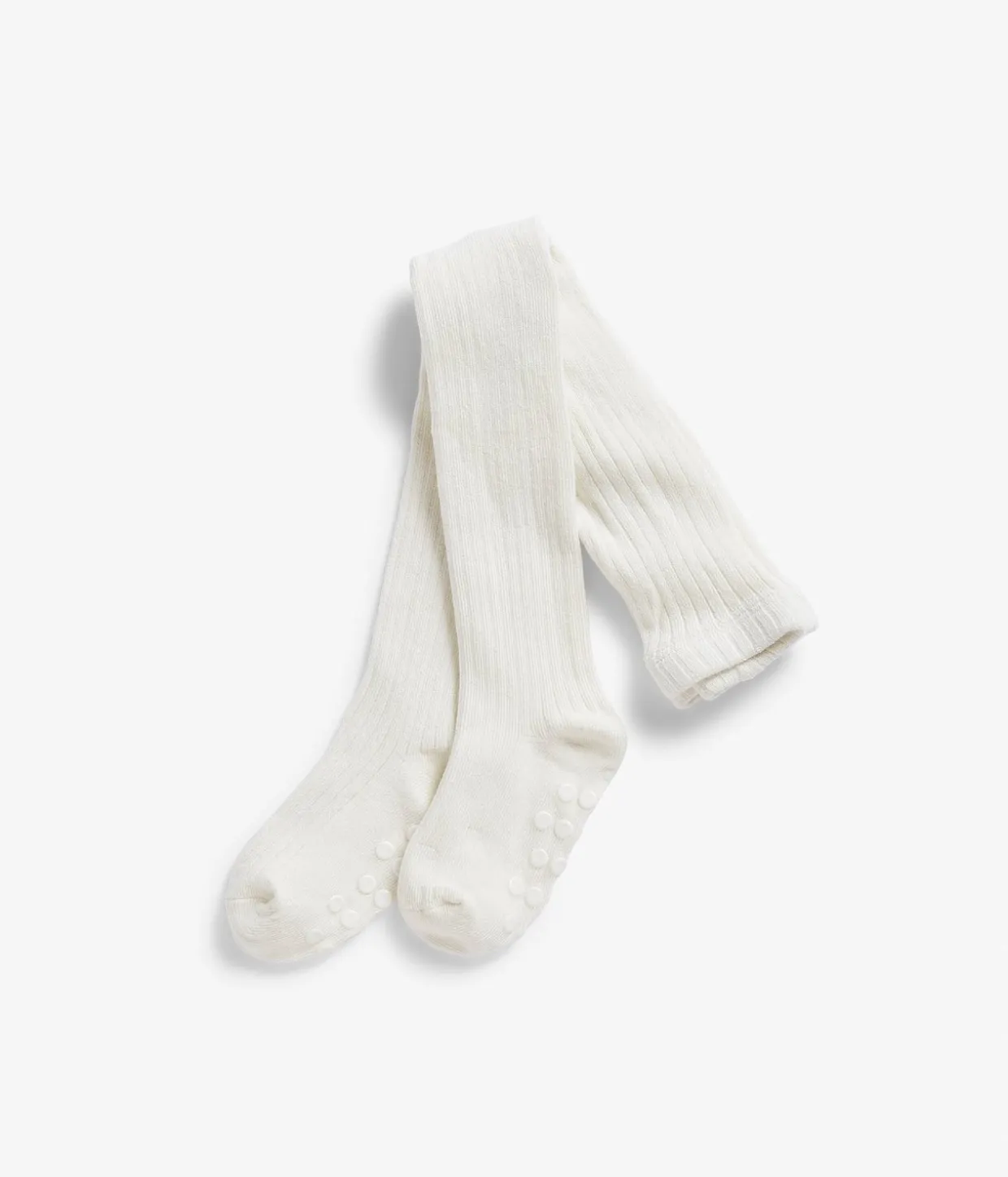 Ribbestrikket strømpebukse | Hvit | Baby | Kappahl