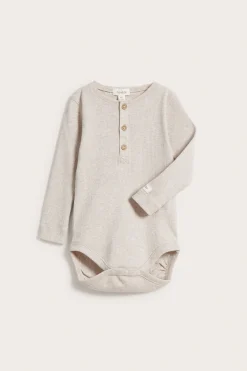 Ribbet langermet body