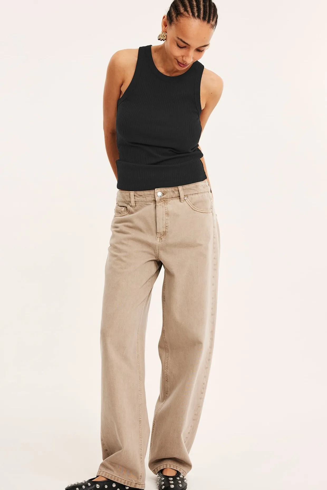 Ribbet topp
