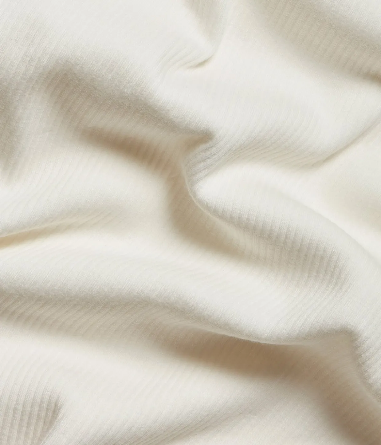 Ribbet topp | Offwhite | Dame | Kappahl