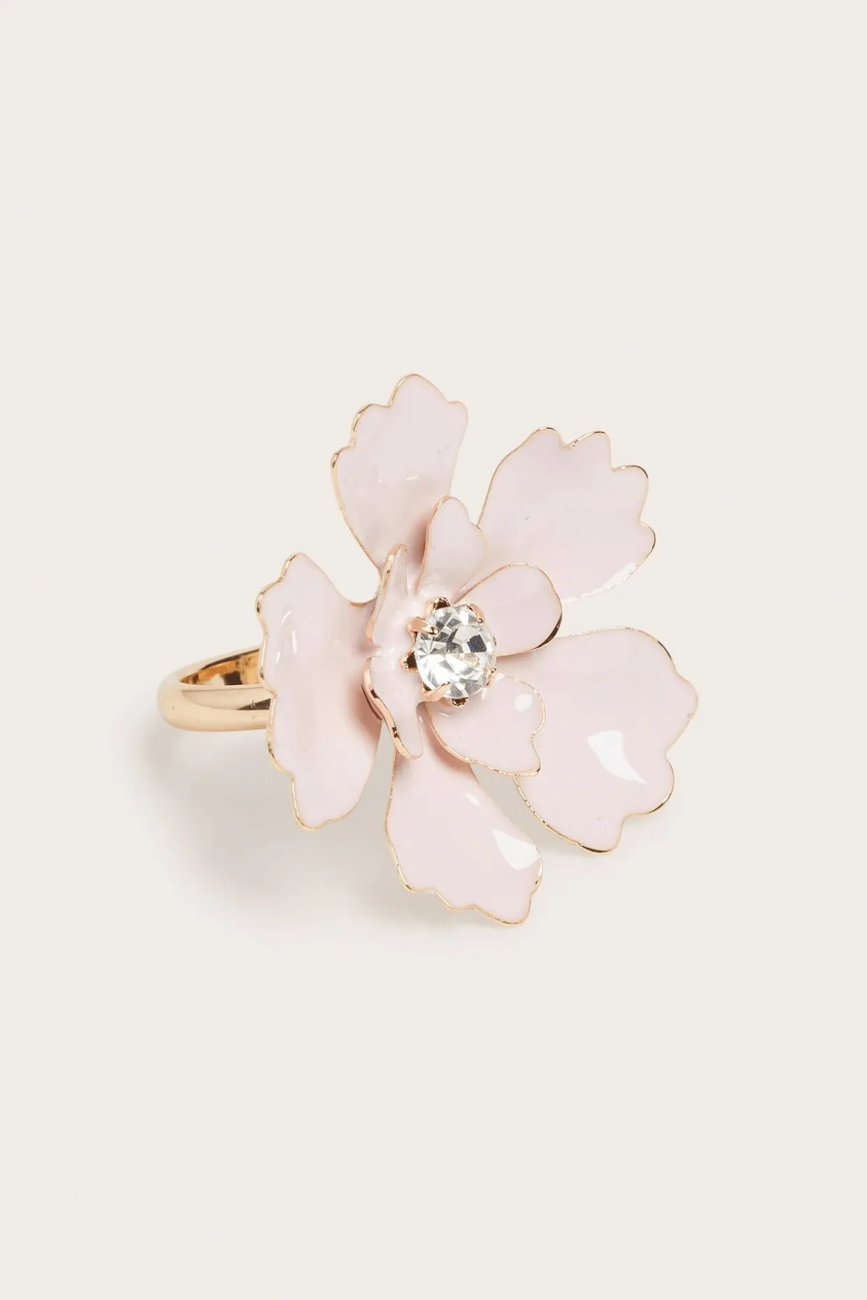 Ring med blomst