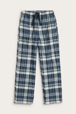 Rutete flanellbukse
