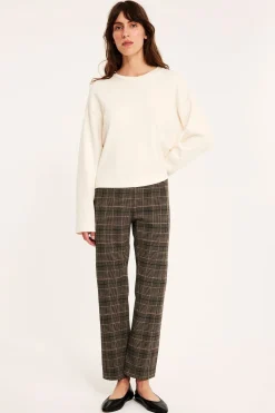 Rutete pull-on bukser