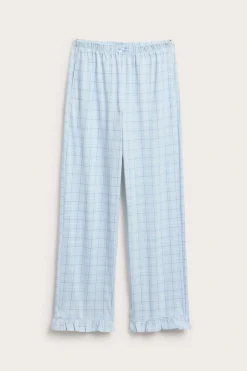 Rutete pyjamasbukse