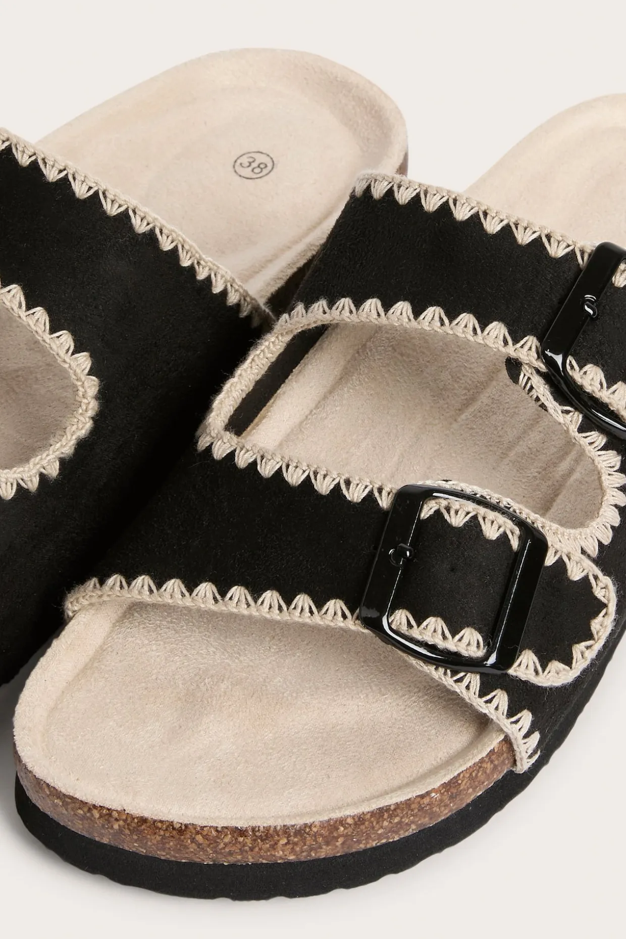 Sandaler med to fotremmer