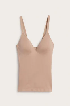 Seamless singlet med innebygd BH