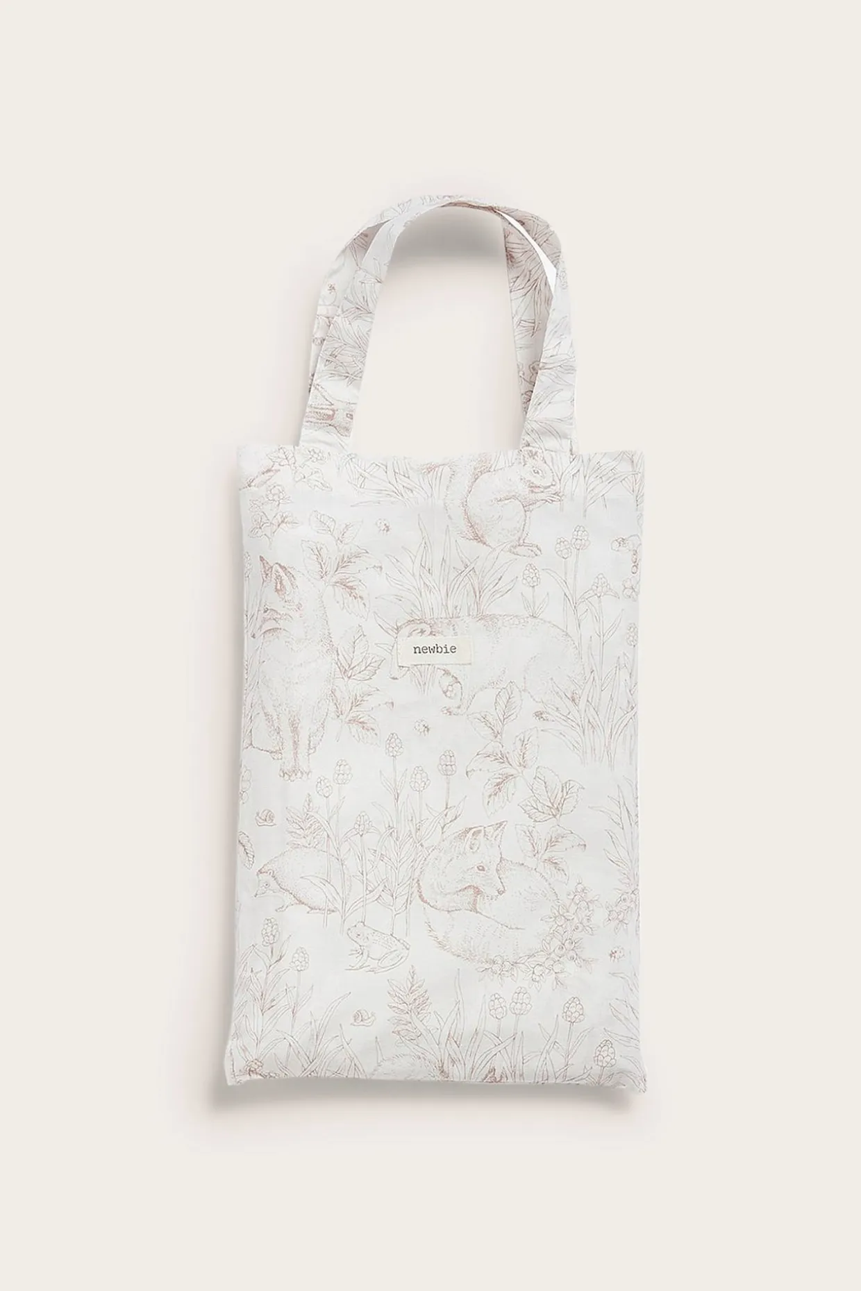 Sengesett med dyremotiv 80 x 100 | Offwhite | Baby | Newbie