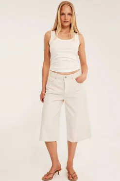 Shorts i bomullstwill