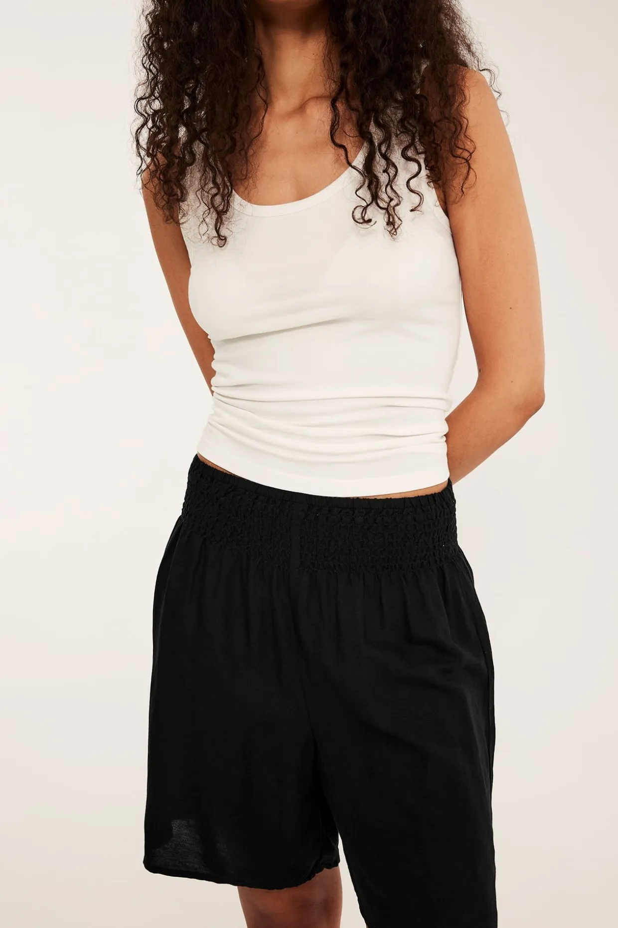Shorts i linblanding