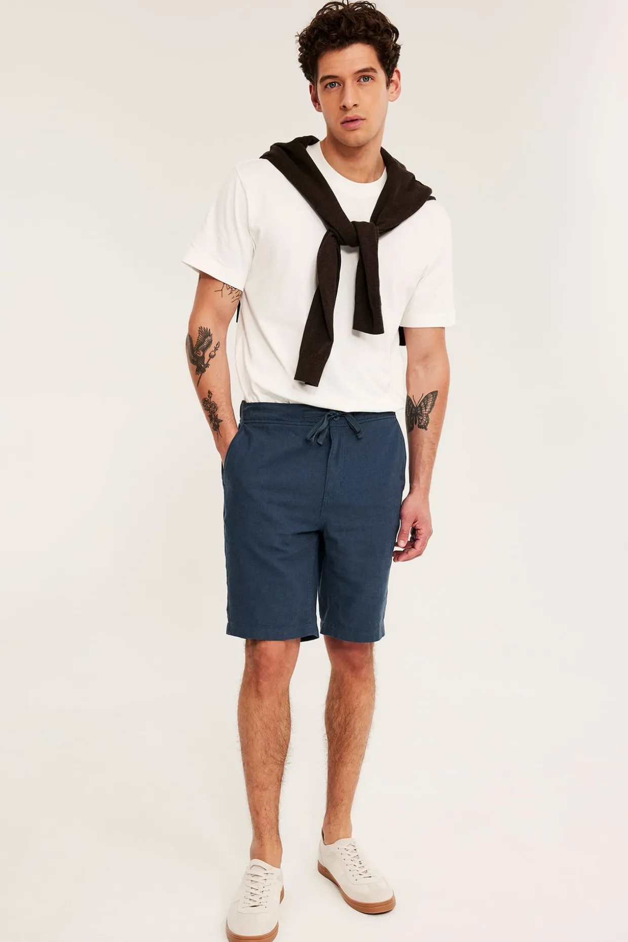 Shorts i linblanding