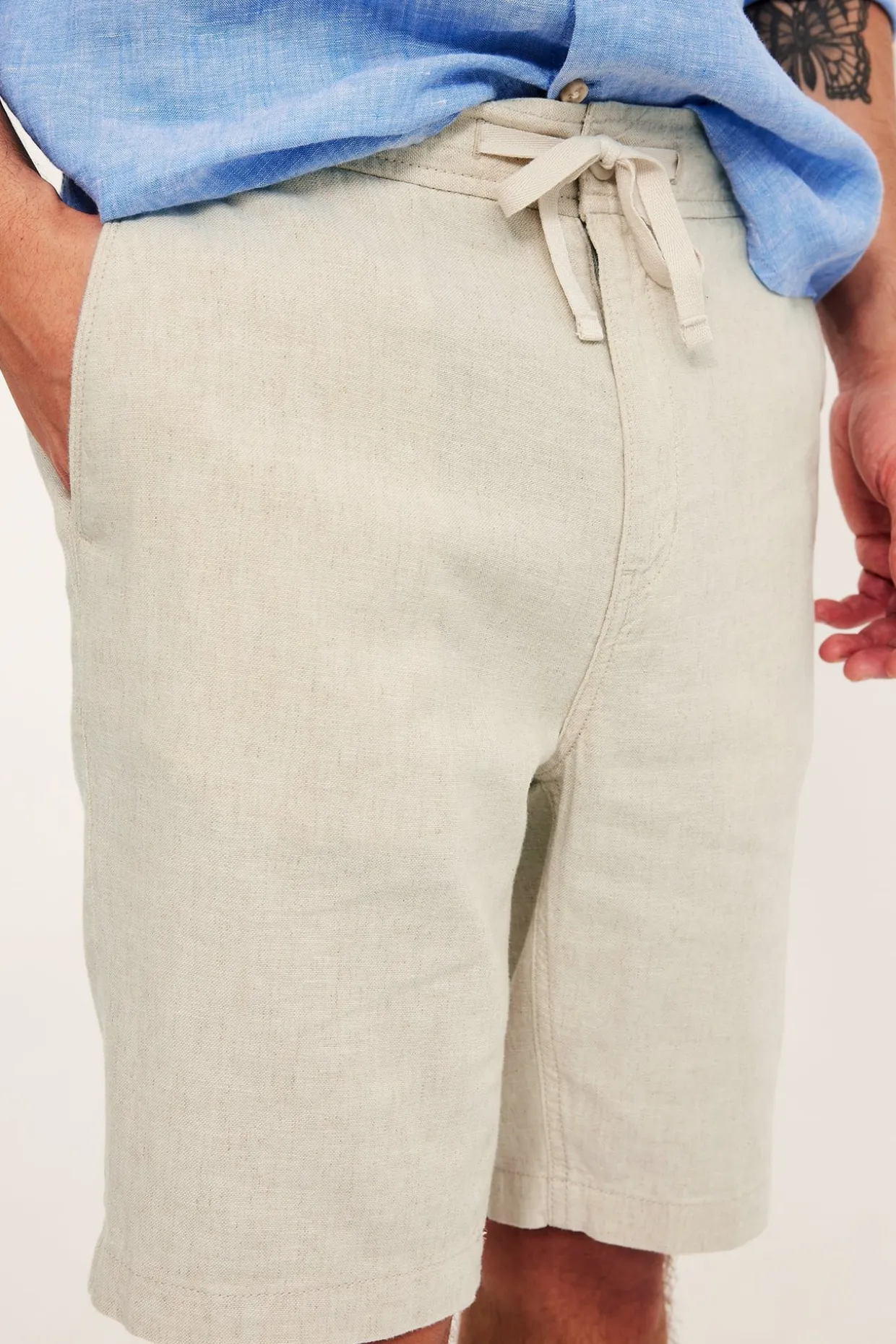 Shorts i linblanding