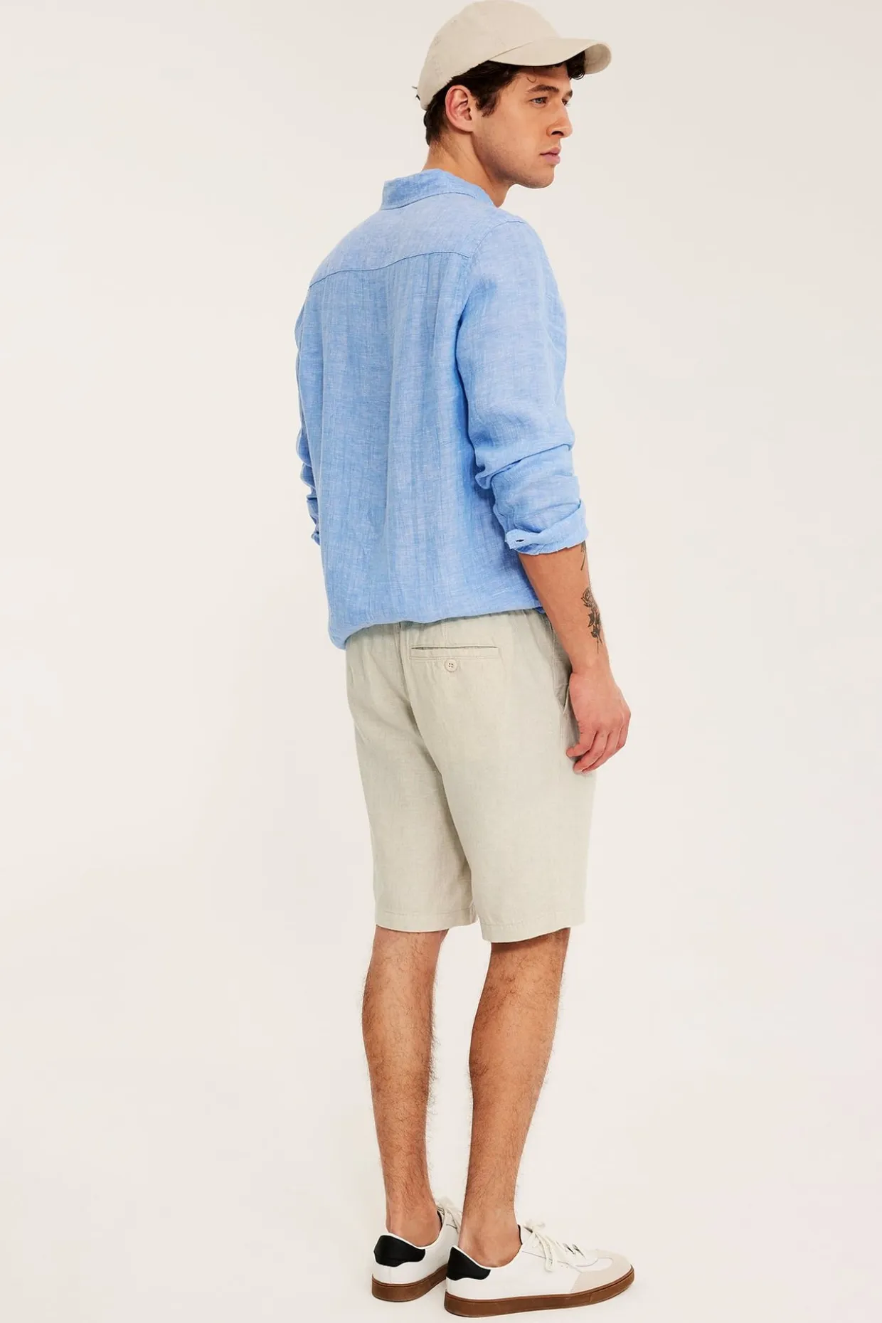Shorts i linblanding