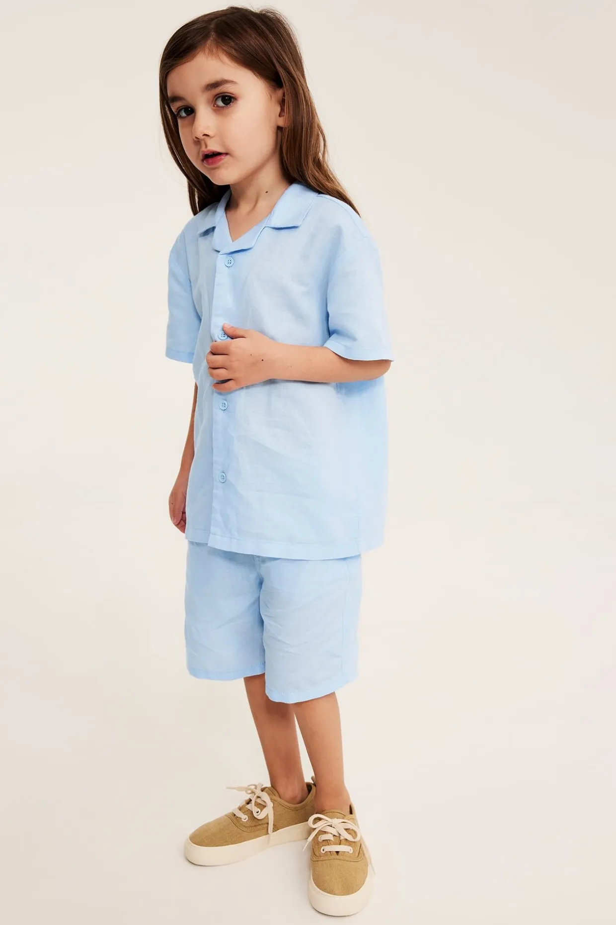 Shorts i linblanding