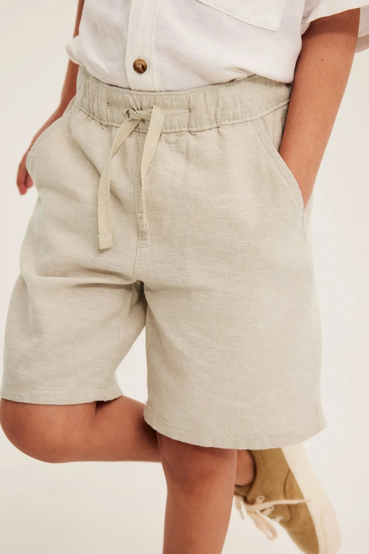 Shorts i linblanding