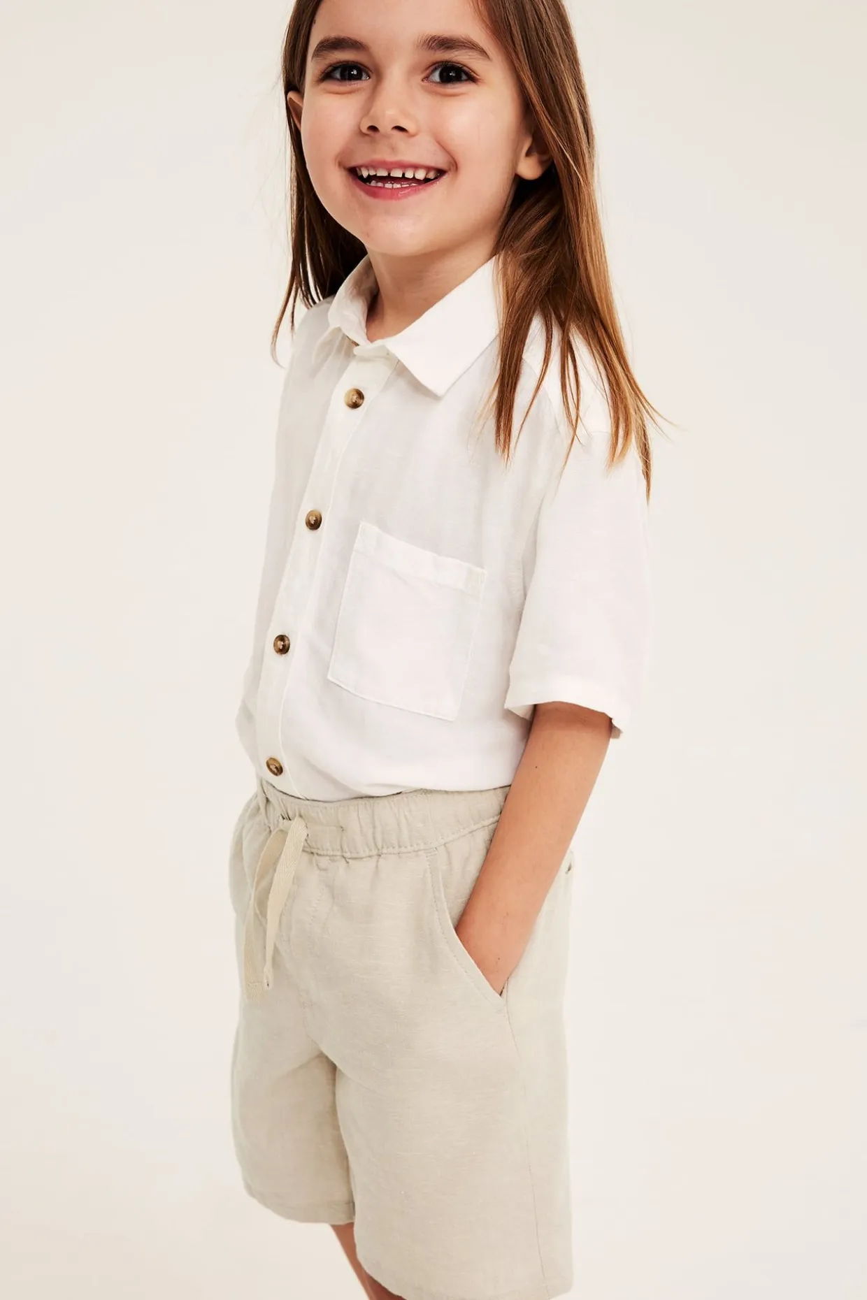 Shorts i linblanding