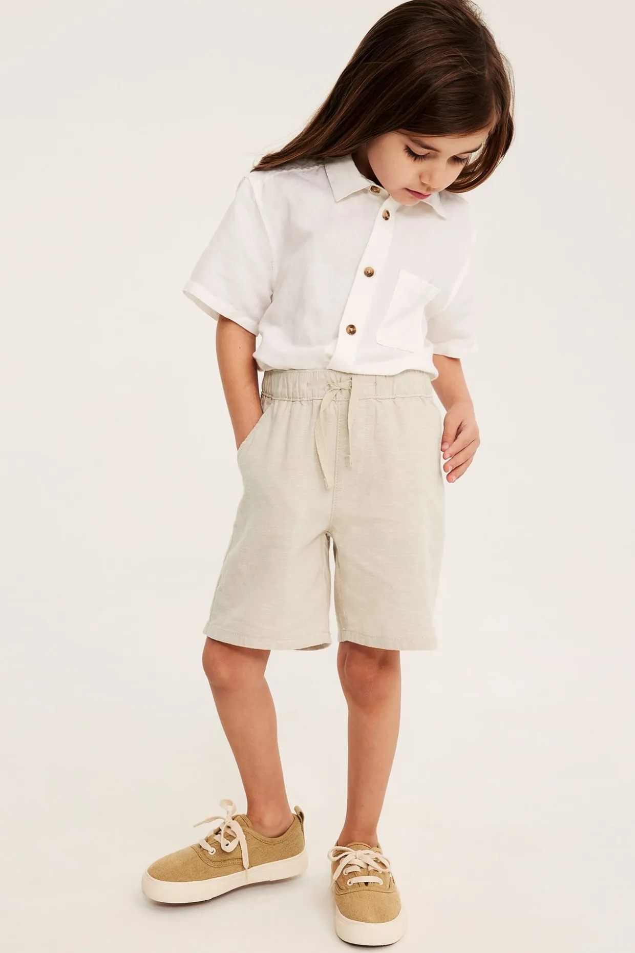Shorts i linblanding