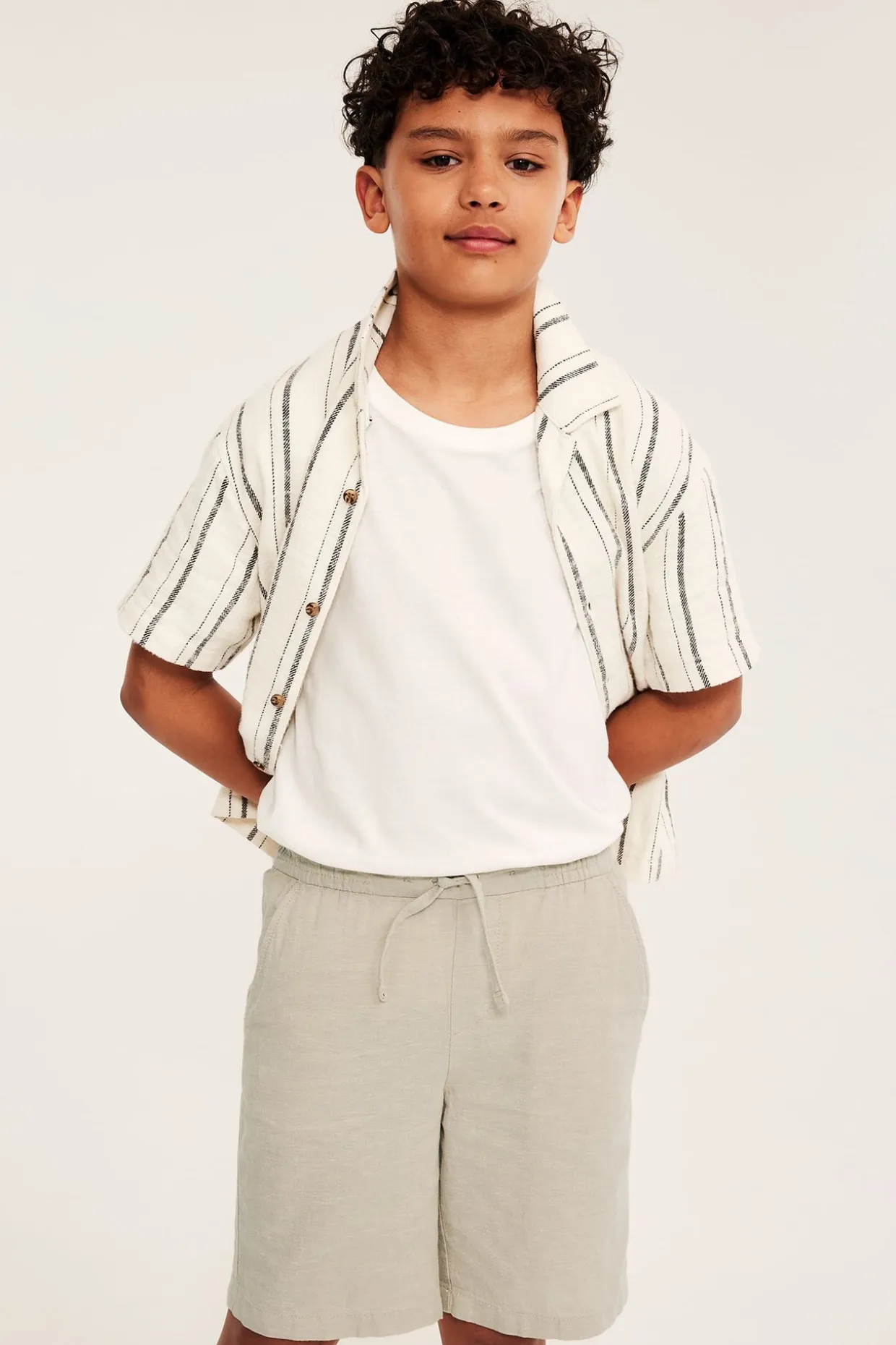 Shorts i linblanding