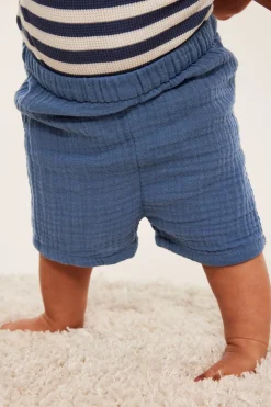 Shorts i musselin