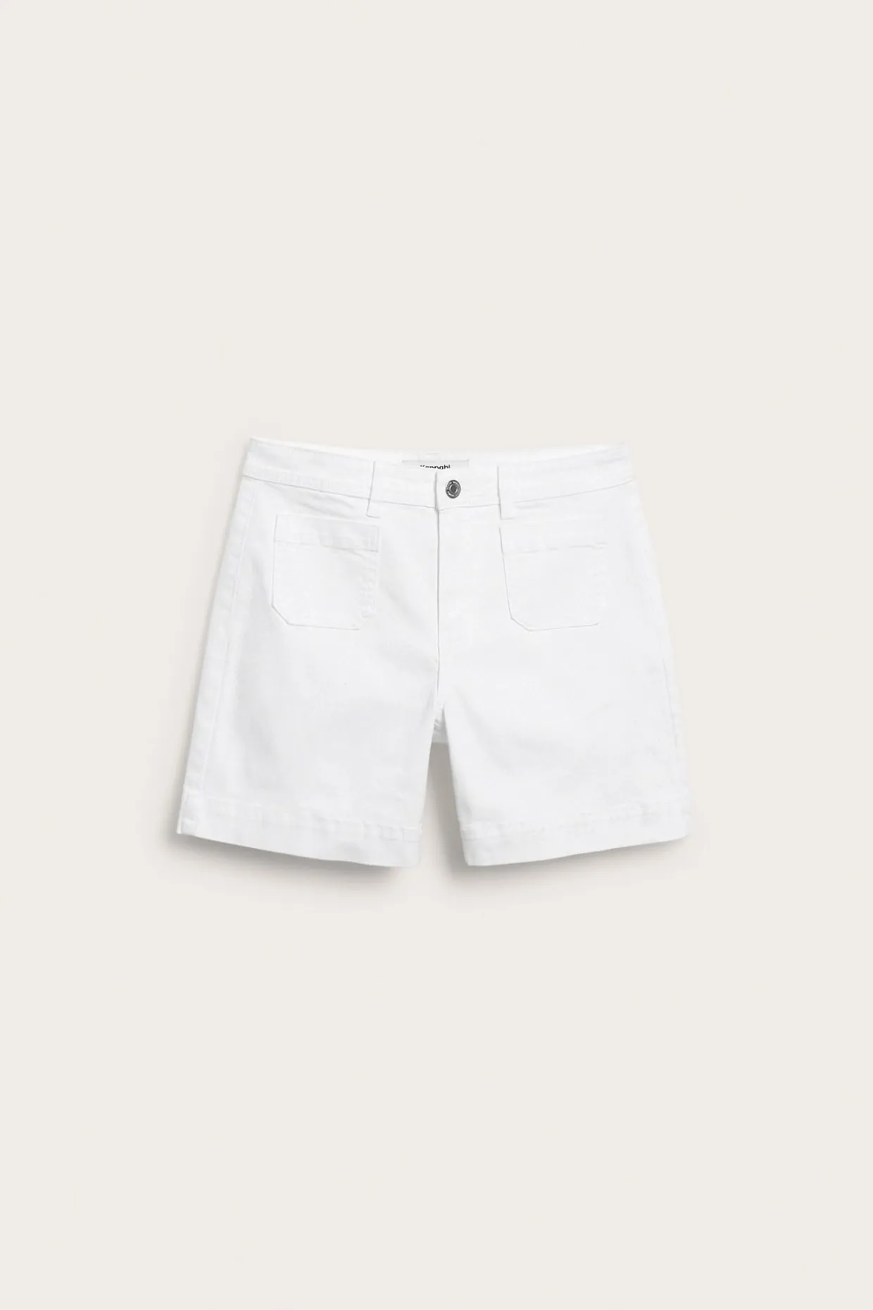 Shorts i twill med lommer