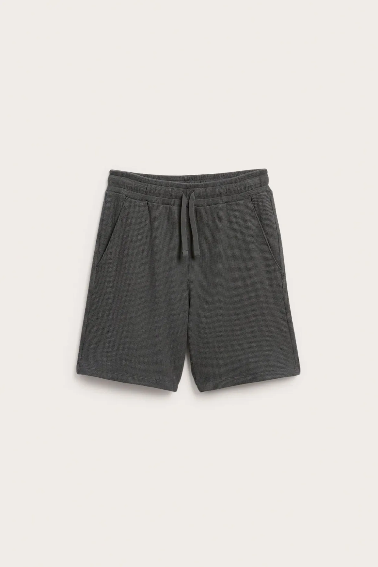 Shorts i vaflet bomull