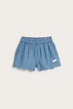 Shorts i vevd denim