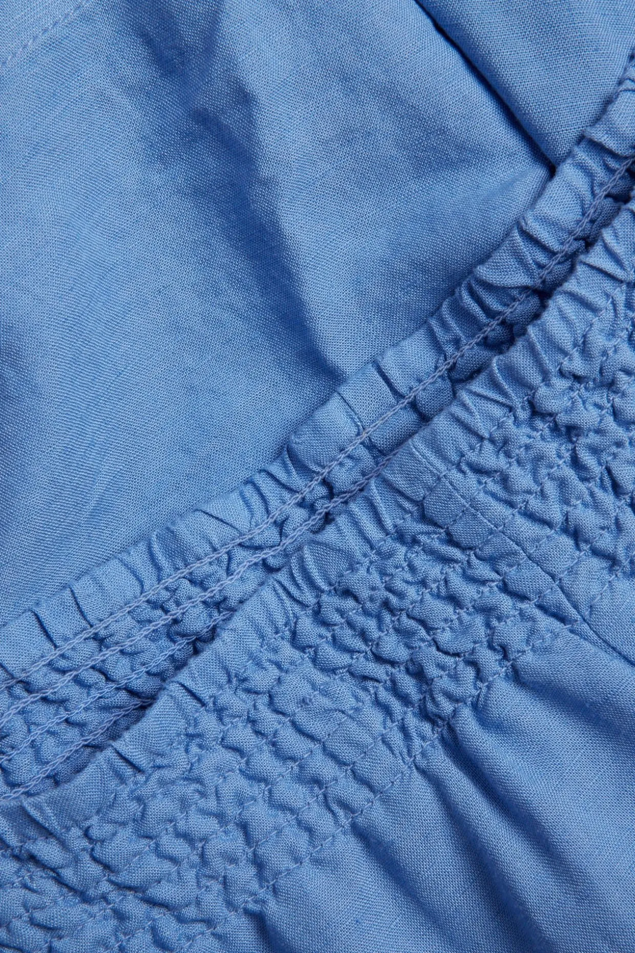 Shorts i viskose og linblanding