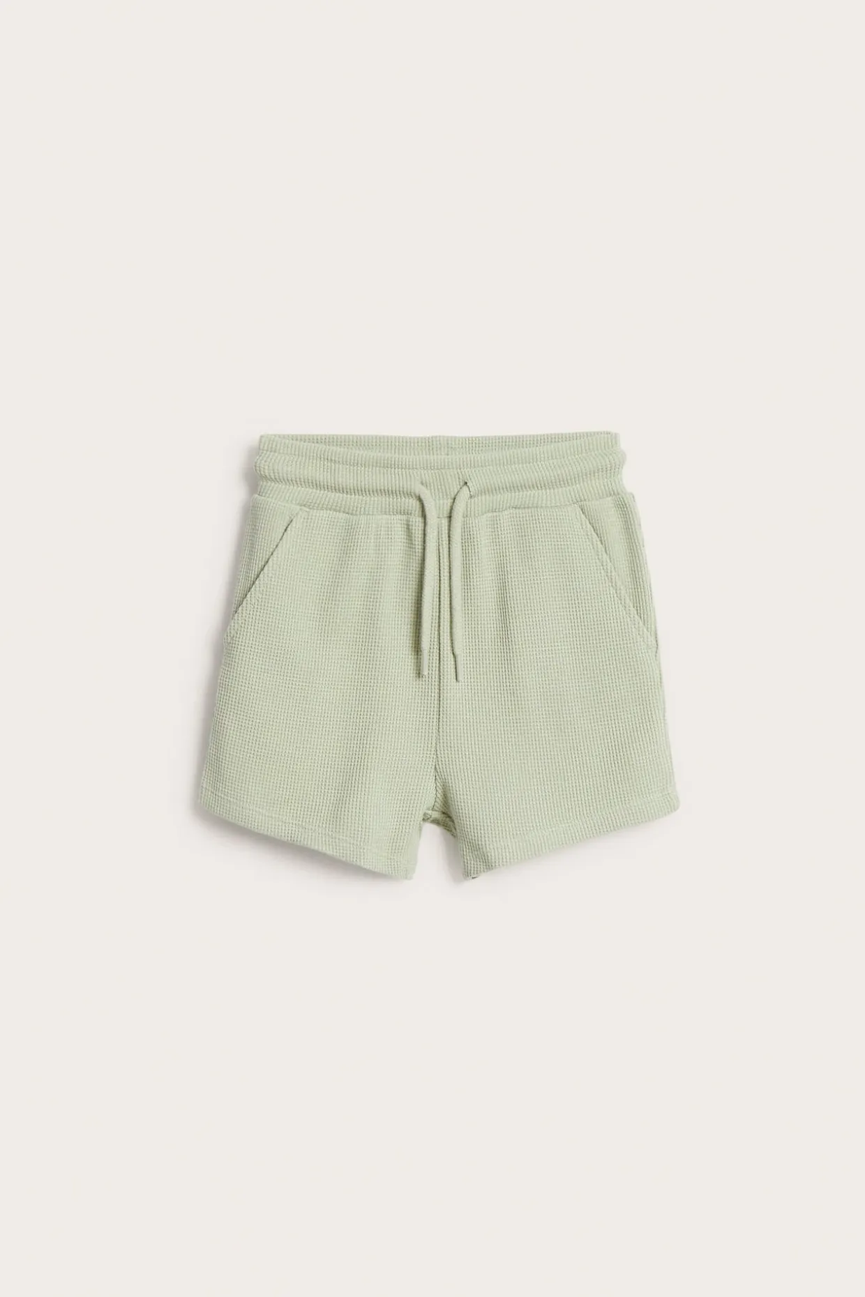 Shorts med vaffelstruktur