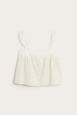 Singlet med blonder