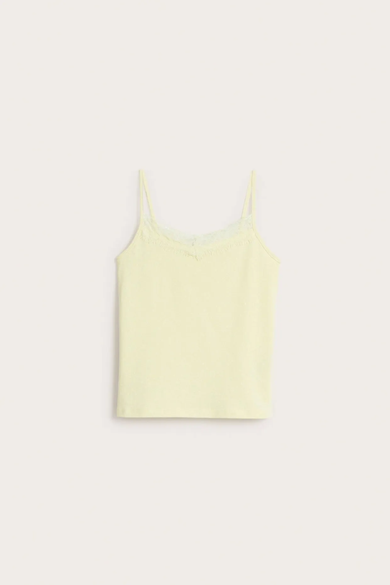 Singlet med blonder